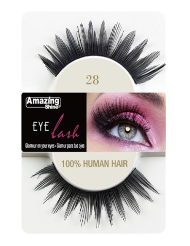 Eyelashes EL/28,(pair),100% natural hair,1pair.