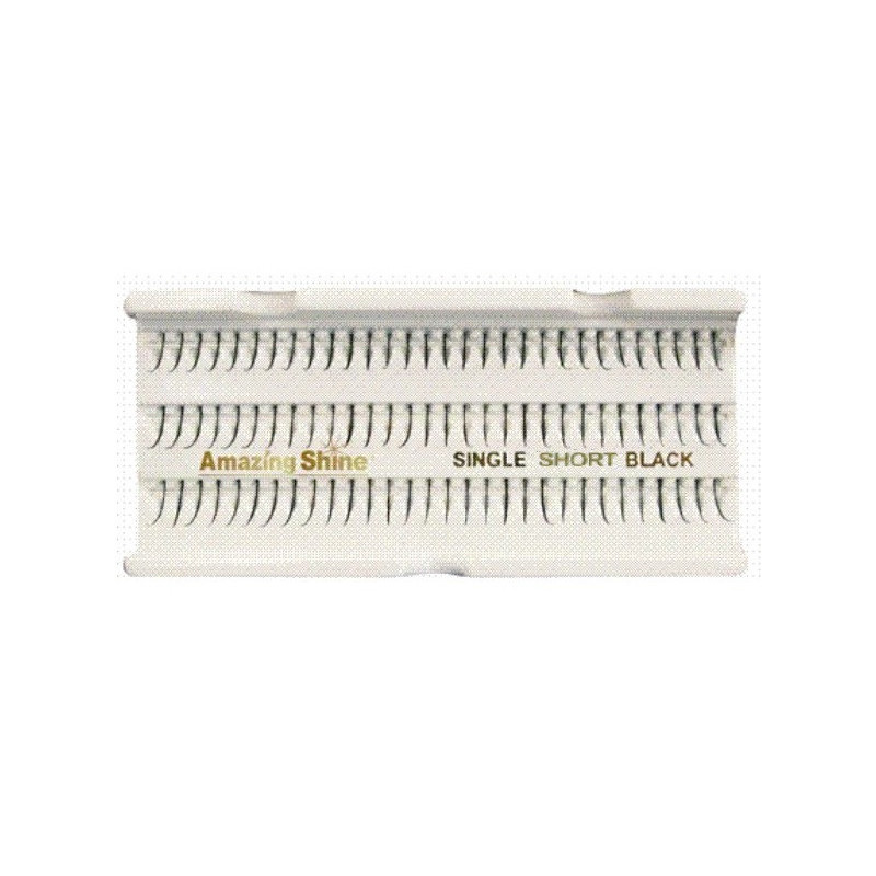 Eyelash bundles EL/SS,SINGLE SHORT BLACK,1set/90pieces.