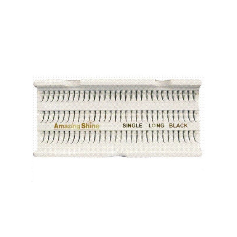 Eyelash bundles EL/SS,SINGLE LONG BLACK,1set/90pieces.