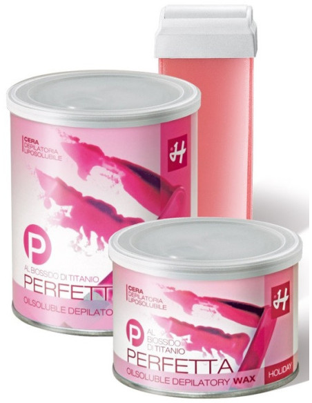 HOLIDAY PERFETTA Epileringsvoks (titandioxid-pink) 800 ml