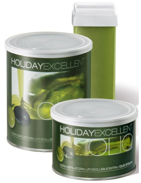HOLIDAY EXCELLENT Epilationsvoks med olivenolie Ikke-allergisk 400ml