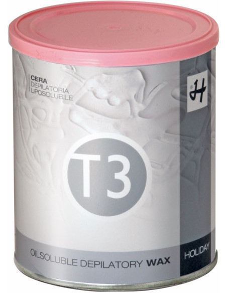 HOLIDAY T3 hårfjerningsvoks (titandioxid-lyserød) 800 ml