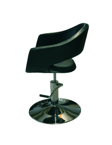 Frisør kundestol Milano, Sort