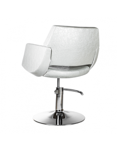 Frisør kundestol Colorado, Sølv farve