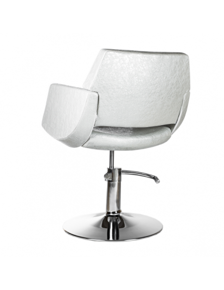 Frisør kundestol Colorado, Sølv farve