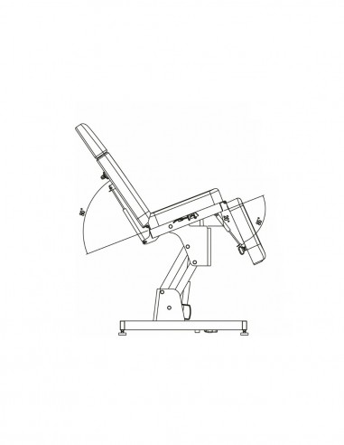 Pedicure-sofa med 3 motorer Lucky-3