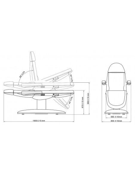 Kosmetologleje med 3 motorer Cosmo