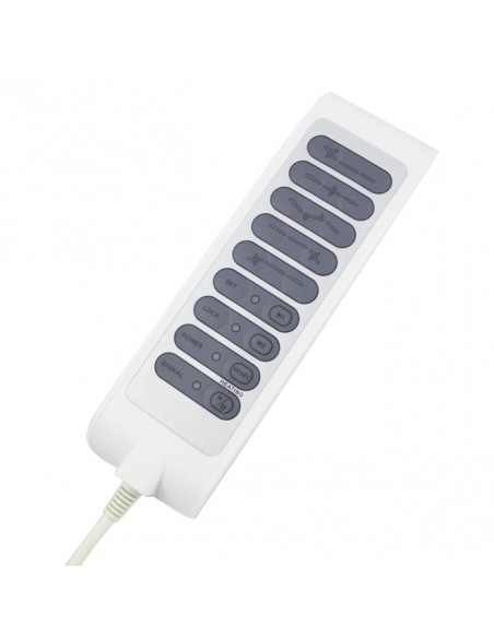 Pedicure-sofa med 3 motorer og varme Medial, grå