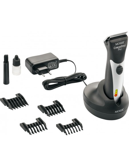 MOSER ChromStyle Pro hårklipper med ledning og batteri, 0,7–3 mm