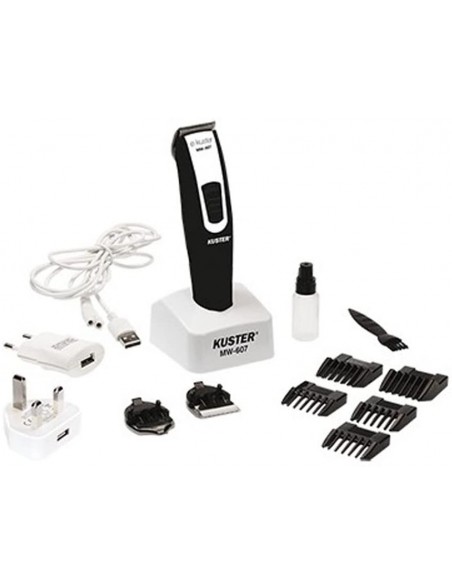 KUSTER Hårtrimmer TURBO LITHIUM, til skæg/design, titanium/keramik