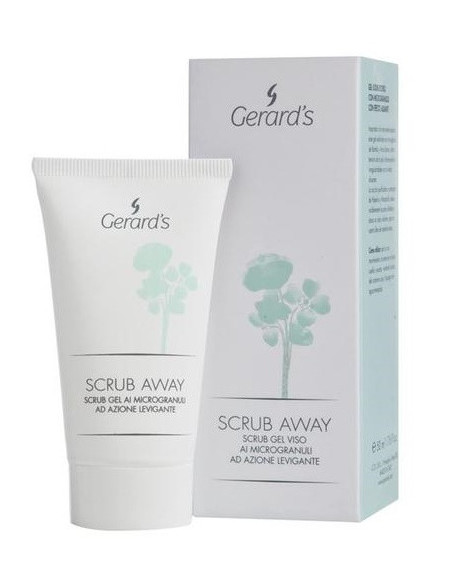 SCRUB AWAY Gel-scrub til ansigtet, udglattende, med mikrogranulat 50 ml