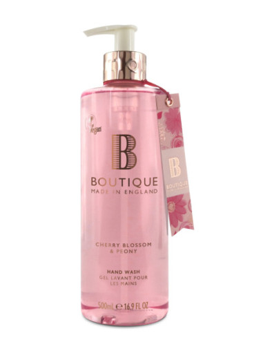 BOUTIQUE VEGAN Cherry Blossom & Peony Hand Wash 500ml