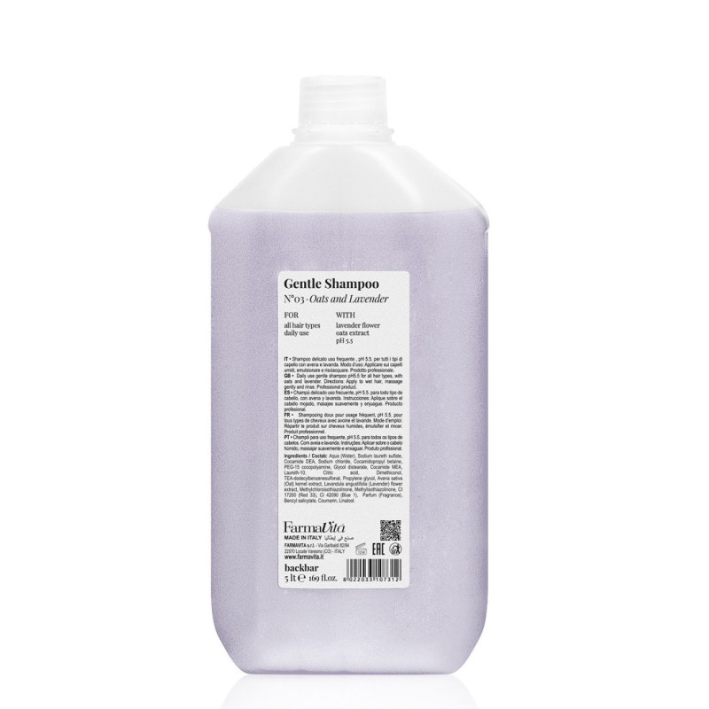 backbar nr. 03 Mild shampoo 5000 ml