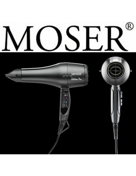 MOSER Edition Pro 2 professionel hårtørrer med 3 varmetrin, 2000 W