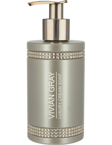 Krystaller sæbe, cremet, med dispenser, brun 250ml