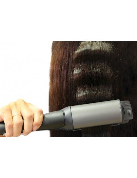 Krøllejern TITANIUM-TURMALIN NANO-SØLV, konisk