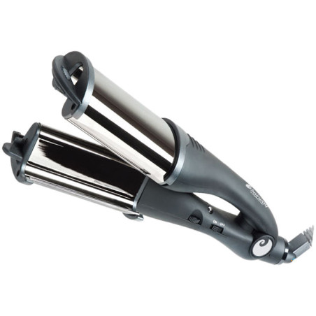 Krøllejern TITANIUM-TURMALIN NANO-SØLV, konisk