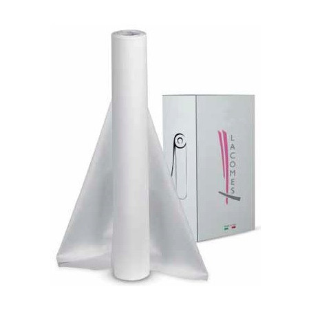 Betræk til dagseng i rulle, papir+polyethylen, 50 cm x 50 m