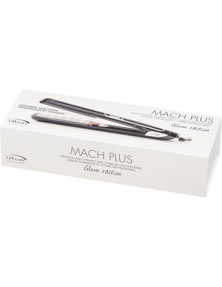 Mach Plus Glam Edition glattejern, titaniumplader, sort