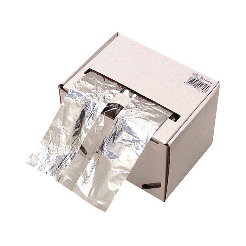 Aluminum foil with a transparent part for hair coloring, 12cmx60m