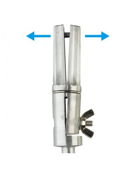 Mannequinhovedholder, højdejusterbar, metal