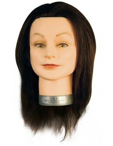 Mannequinhoved Lola, 100% naturligt...