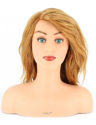 Mannequinhoved Laura med skuldre,...
