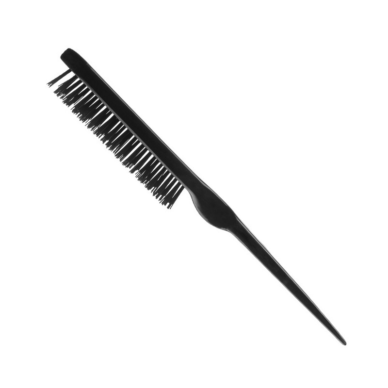 Hair brush, nylon, 3 rows