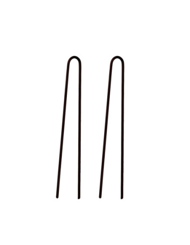 Hairpins, 60mm, straight, black, 200g