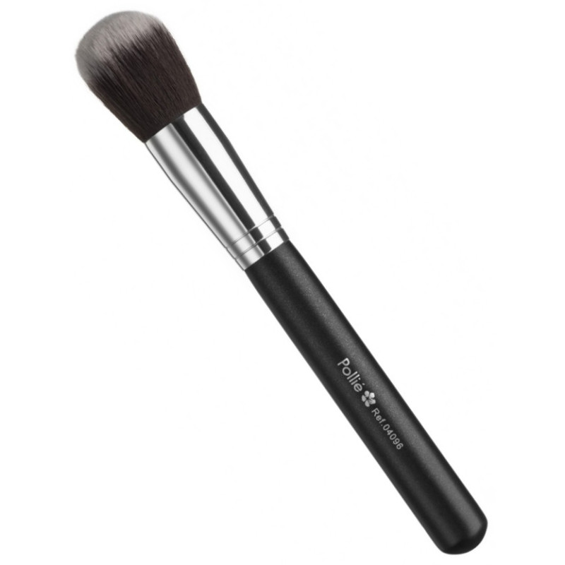 Brush Kabuki, for powder and blush, round, nylon bristles, 18.3cm