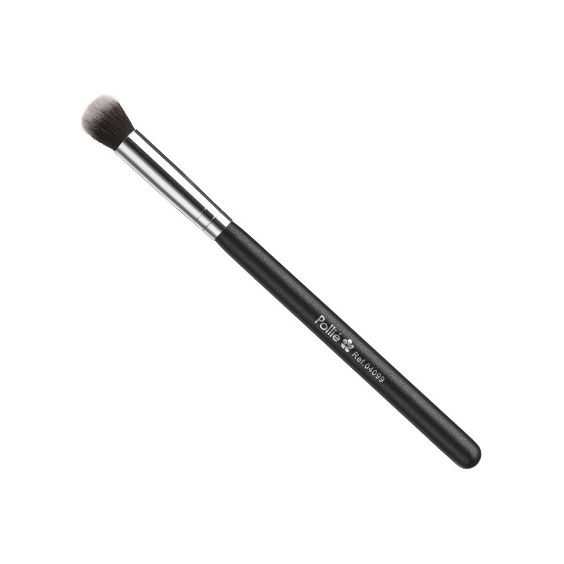 Brush Kabuki for eye shadows, sloping, nylon bristles, 16.3cm