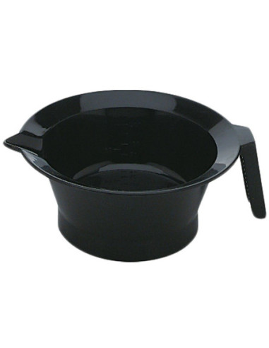 Hårfarveskål, gummibase, sort