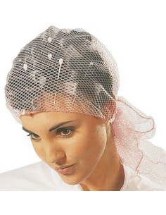 Hårnet til krøller, hvidt