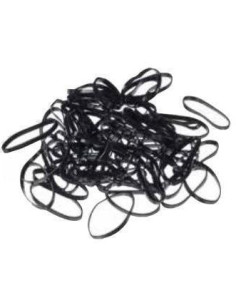 Elastics, silicone, black,...