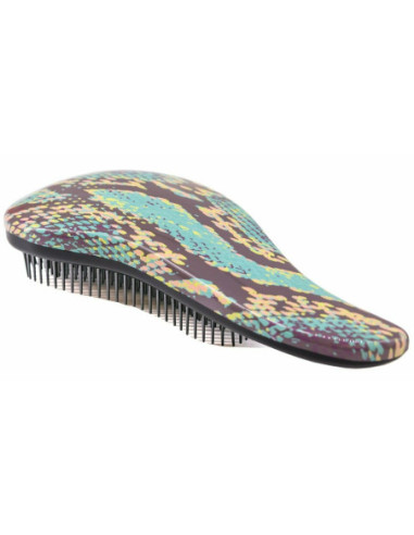 Detangling brush D-Méli-Mélo Sassy Snake, green