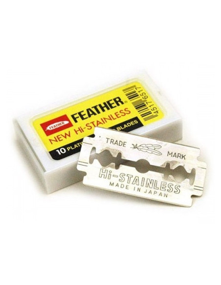 Feather Barburys barberblade - ekstra skarpe, 10 stk.