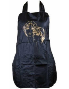 Forklæde Gold Faces, nylon,...