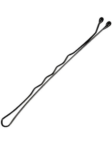 Hårspænder, bølgede, 5 cm, sorte, 24...