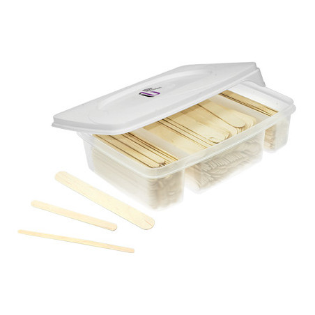 Integral Beauty PROFESSIONELLE træspatler, 3 størrelser, 400 stk.