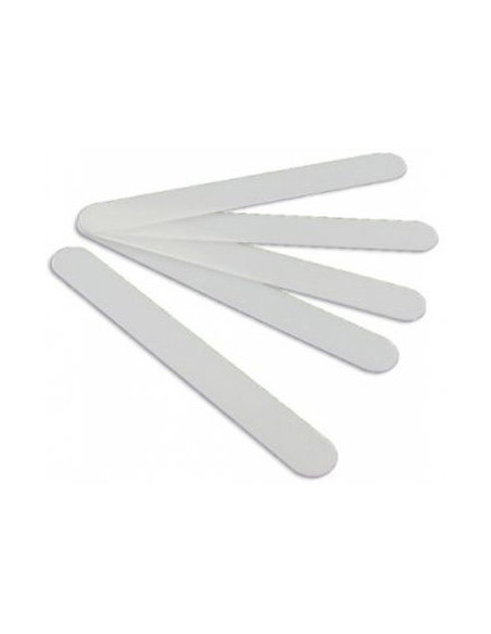 Spatel, plastik, 10,9 cm, hvid, 12 stk. pakke