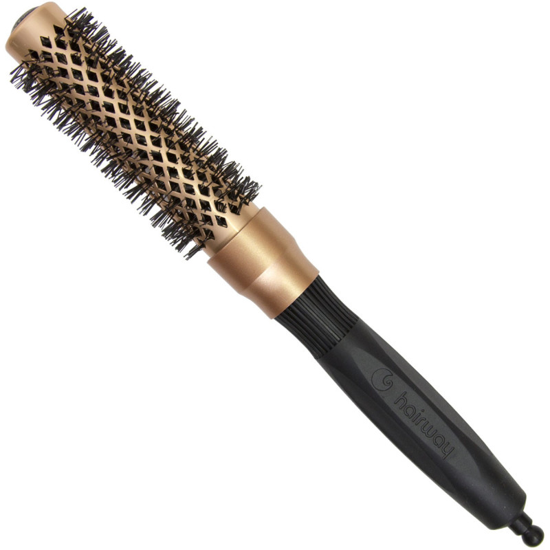 Ceramic hair brush Gold Ceramic & Ionic, 25 mm