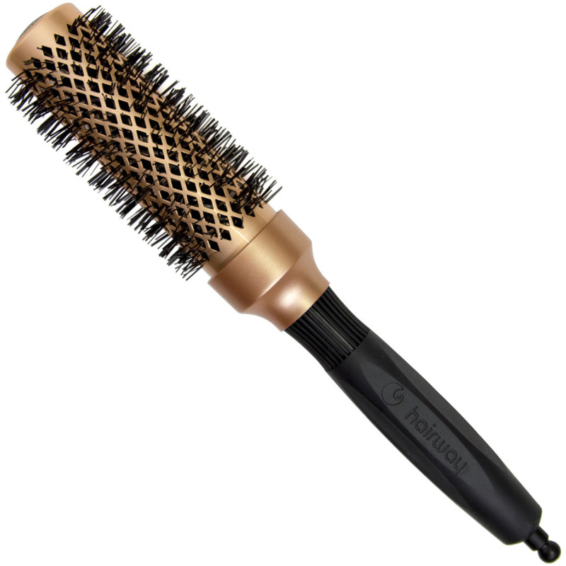 Ceramic hair brush Gold Ceramic & Ionic, 33mm