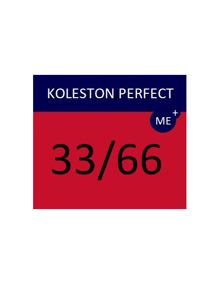 Koleston Perfect ME+ krēmveida ķīmiskā matu krāsa 33/66 KP ME+ VIBRANT REDS 60 ml