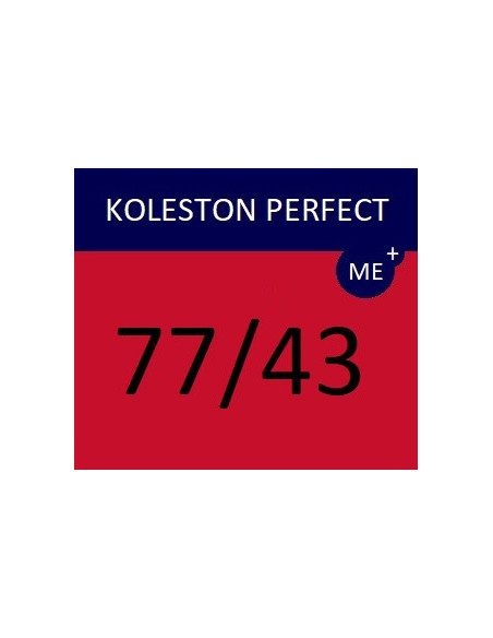 Koleston Perfect ME+ krēmveida ķīmiskā matu krāsa  77/43 KP ME+ VIBRANT REDS 60 ml