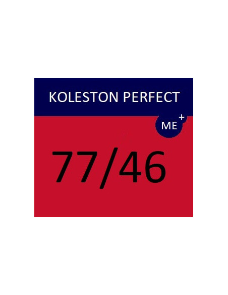 Koleston Perfect ME+ krēmveida ķīmiskā matu krāsa  77/46 KP ME+ VIBRANT REDS 60 ml