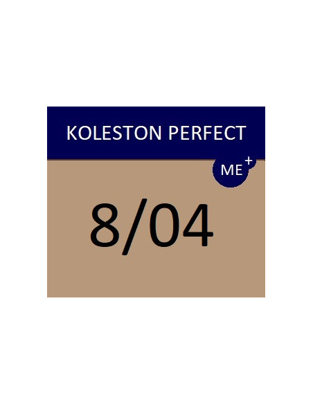 Koleston Perfect ME+ krēmveida ķīmiskā matu krāsa 8/04 KP ME+ PURE NATURALS 60 ml