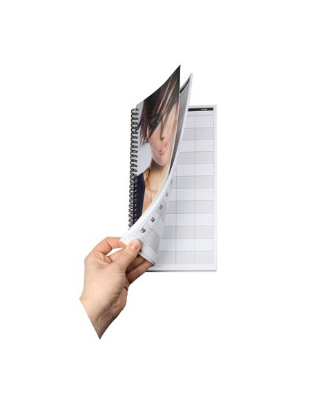 Planlægger til klientnotater, 3 kolonner 13x30cm 200 sider