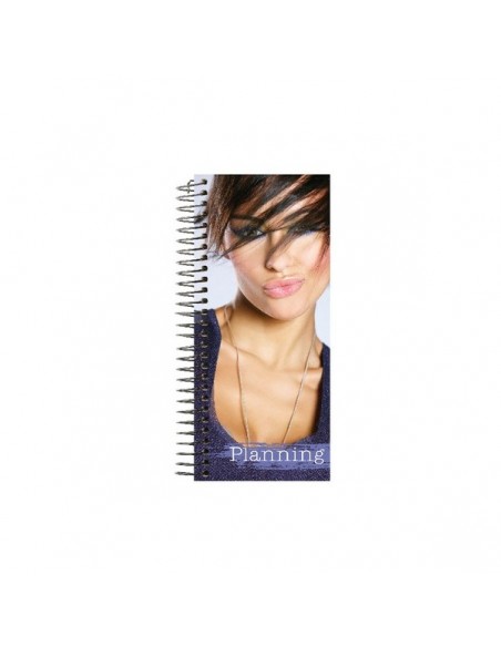 Planlægger til klientnotater, 3 kolonner 13x30cm 200 sider