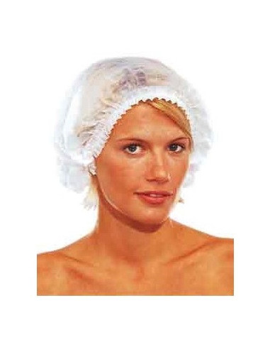 Engangs bølgepaphætter, hvide, 100 stk.