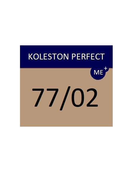 Koleston Perfect ME+ krēmveida ķīmiskā matu krāsa 77/02 KP ME+ PURE NATURALS 60 ml